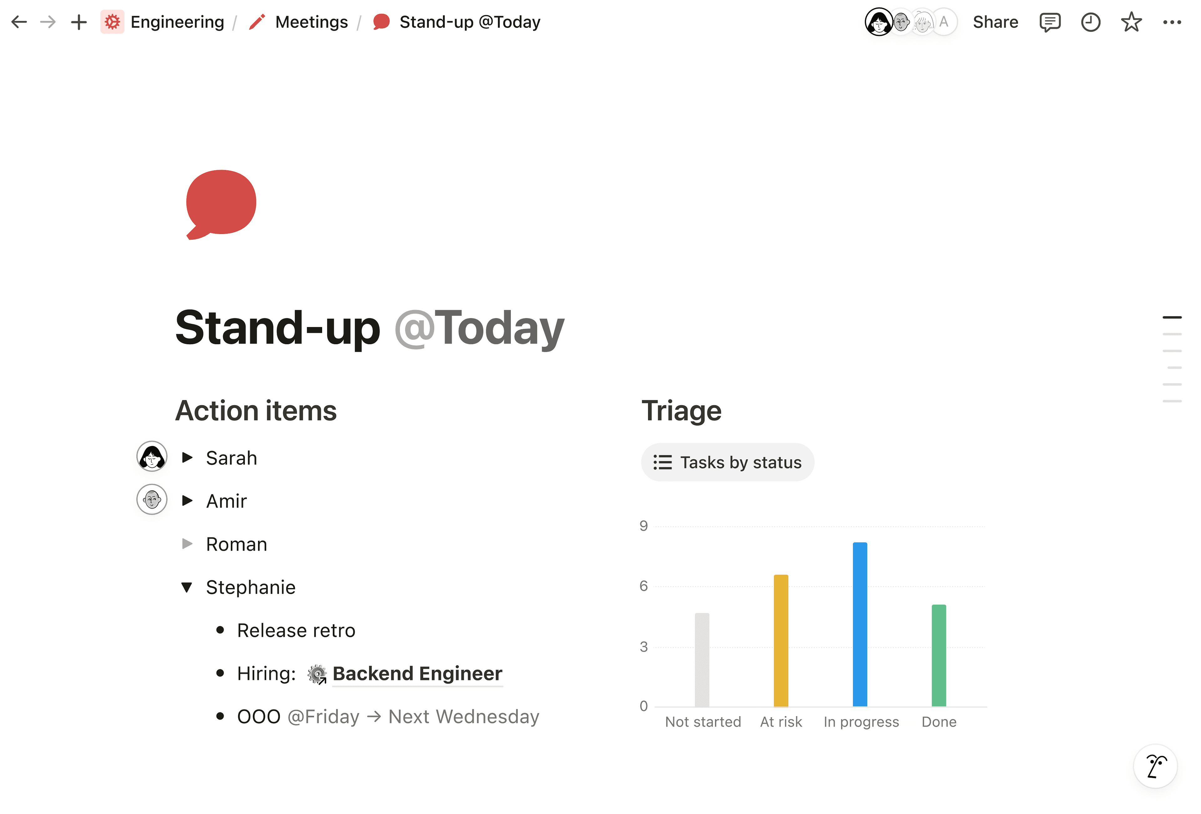การประชุมสแตนด์อัพ
