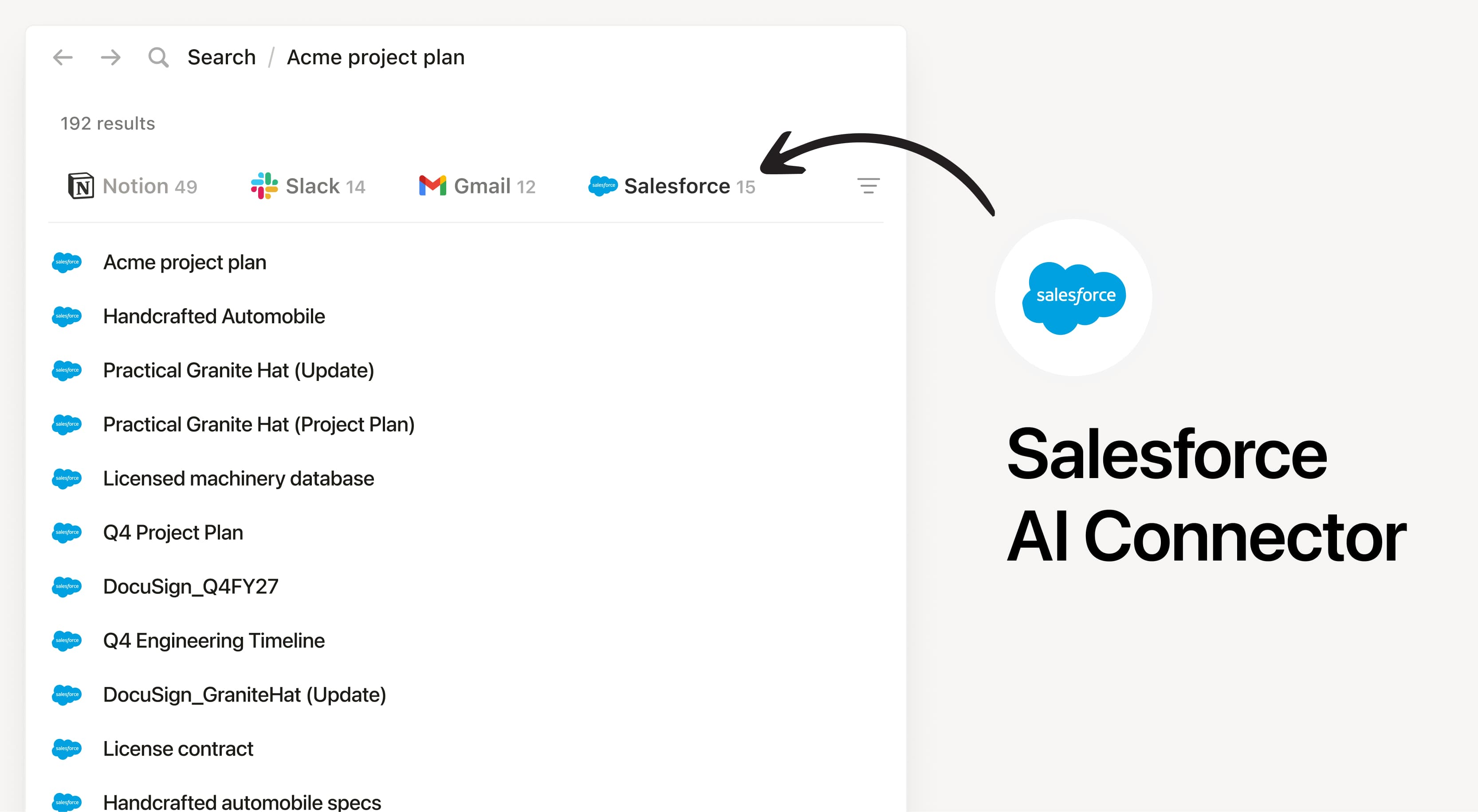 Salesforce AI 連接器
