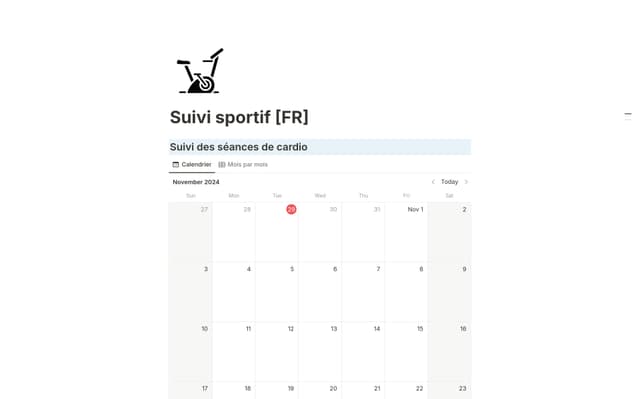 Suivi sportif