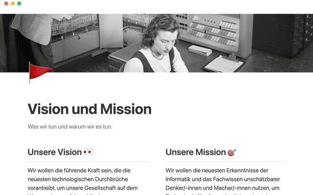 Vision und Mission